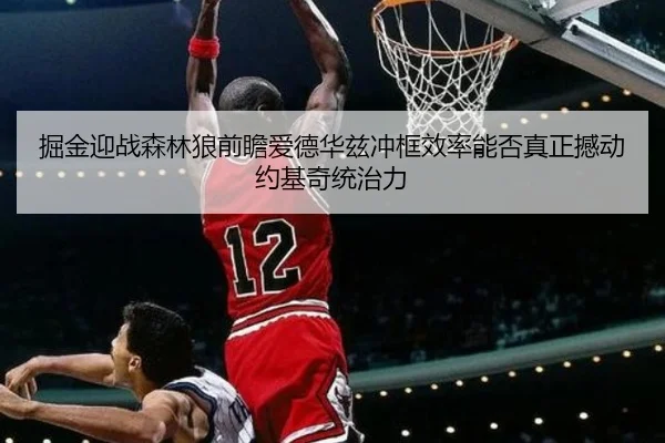 掘金迎战森林狼前瞻爱德华兹冲框效率能否真正撼动约基奇统治力